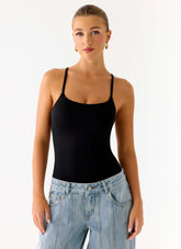 Anda Bodysuit - Black
