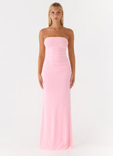 Iroha Strapless Maxi Dress - Pink