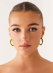 Keyon Earrings - Green