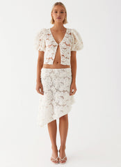 Orchid Breeze Top - Ivory