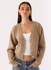 Orla Knit Sweater - Taupe