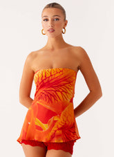 Over The Horizon Asymetrical Top - Serene Orange
