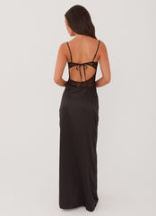 Palais Royale Lace Maxi Dress - Black