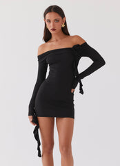 Cecilia Rose Mini Dress - Black