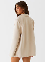 Stealth Mode Blazer - Beige