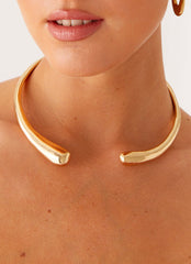 Rayan Choker Necklace - Gold