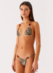 Saga Bead Bikini Top - Vintage Blossom