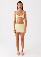 Tiarne Swim Mini Skirt - Yellow