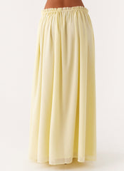 Zaya Maxi Skirt - Yellow