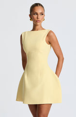 Alana Mini Dress - Lemon Dress Babyboo Fashion Premium Exclusive Design