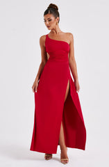 Alecia Maxi Dress - Red Dress Babyboo Fashion Premium Exclusive Design