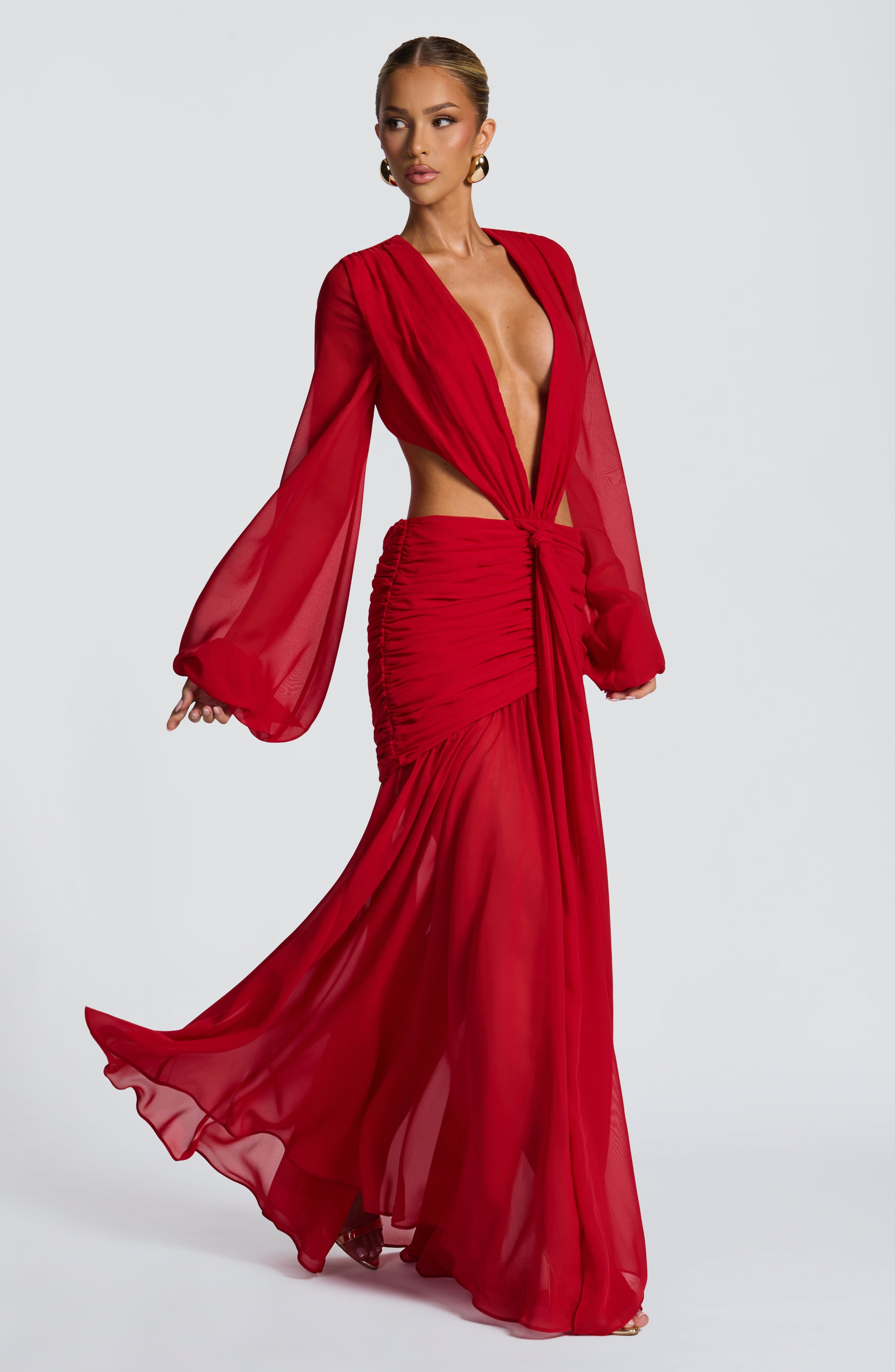 Andrina Maxi Dress - Red Dress Babyboo Fashion Premium Exclusive Design