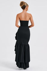 Angelina Maxi Dress - Black Dress Babyboo Fashion Premium Exclusive Design