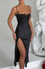 Ardelle Midi Dress - Black Dress XS Babyboo Fashion Premium Exclusive Design