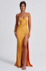 Isobel Maxi Dress - Tangerine Dress Babyboo Fashion Premium Exclusive Design