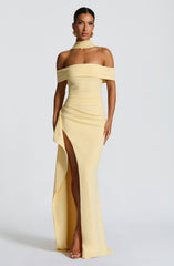 Joyce Maxi Dress - Lemon Dress Babyboo Fashion Premium Exclusive Design