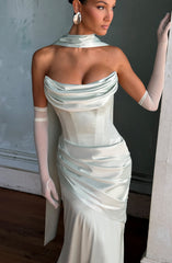 Kensington Maxi Dress - Mint Dress Babyboo Fashion Premium Exclusive Design