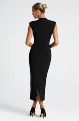 Nellie Midi Dress - Black Dress Babyboo Fashion Premium Exclusive Design