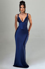 Shae Maxi Dress - Navy Dress XS Babyboo Fashion Premium Exclusive Design