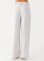 Asha Low Rise Pants - Ivory