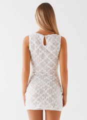 Candace Mini Dress - White