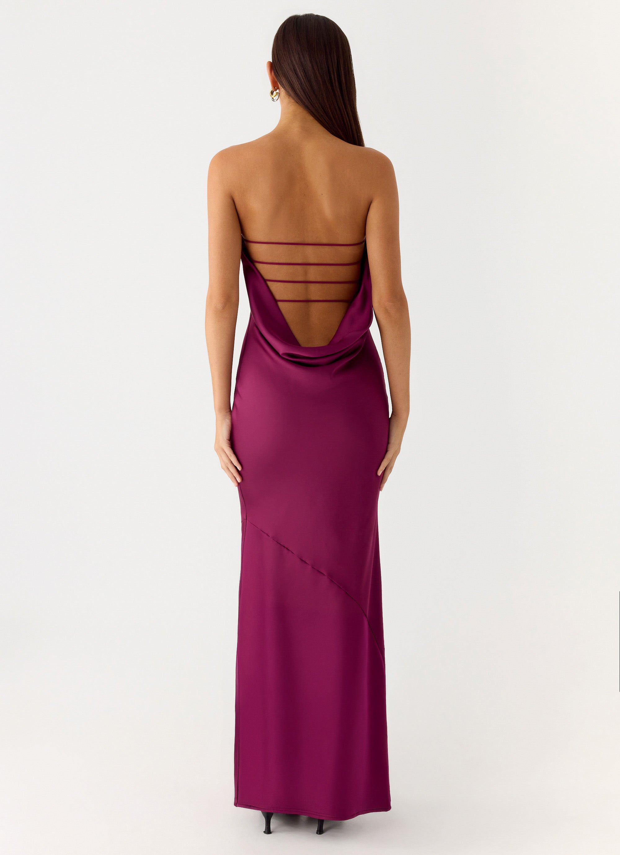 Endless Nights Maxi Dress - Plum