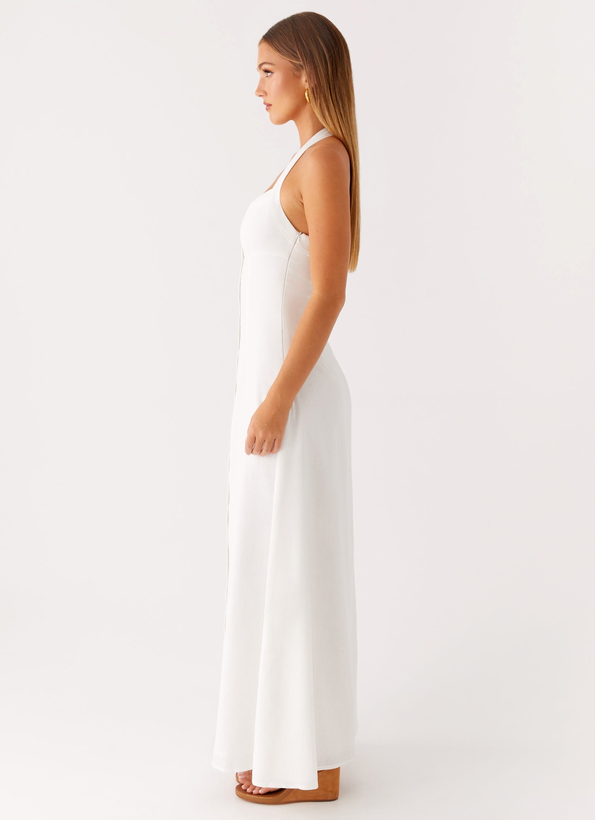 Jovanni Maxi Dress - White