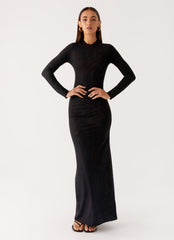 Kamora Maxi Dress - Black