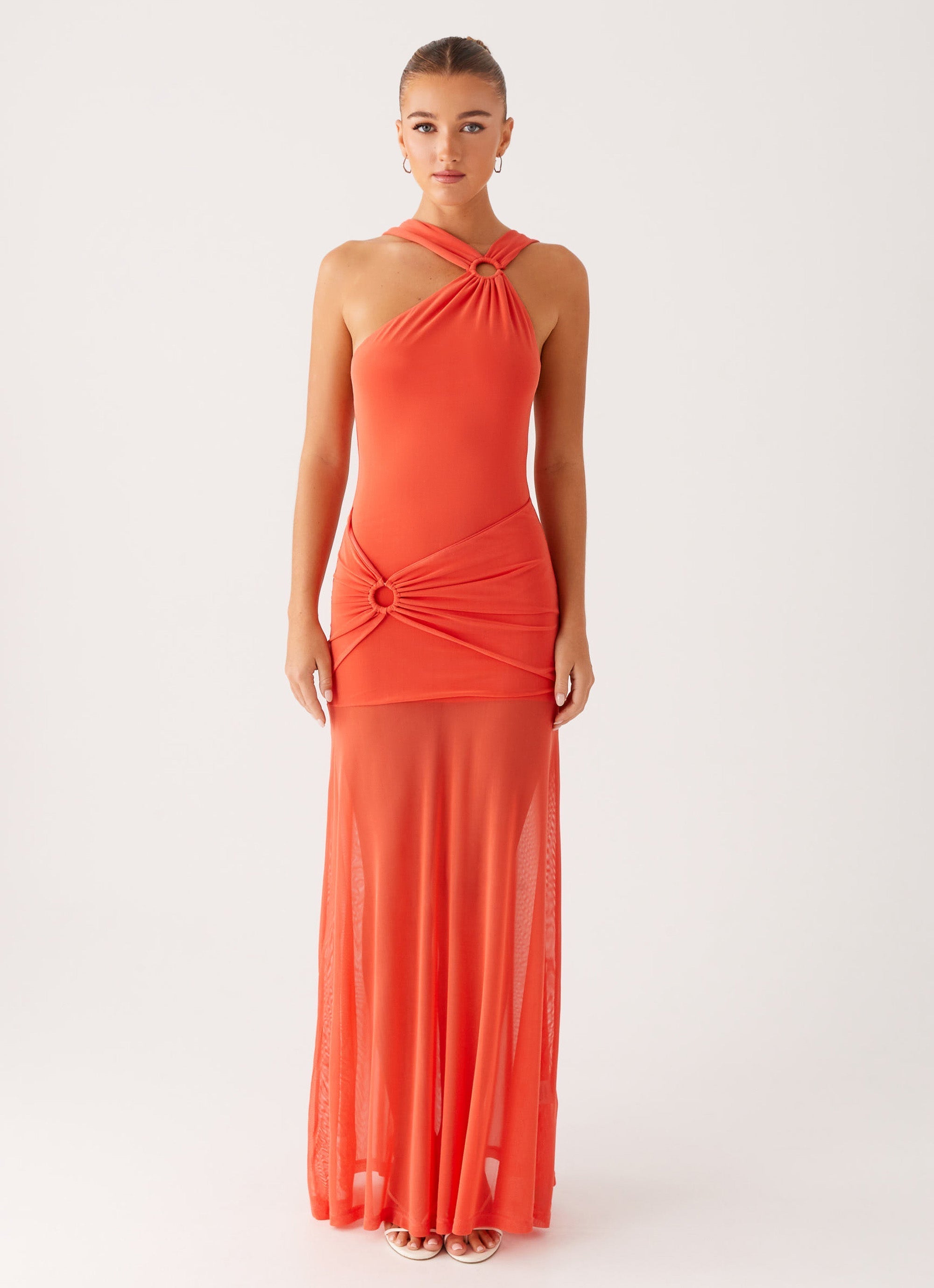 Kavala Maxi Dress - Coral