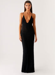 Kylia Maxi Dress - Black