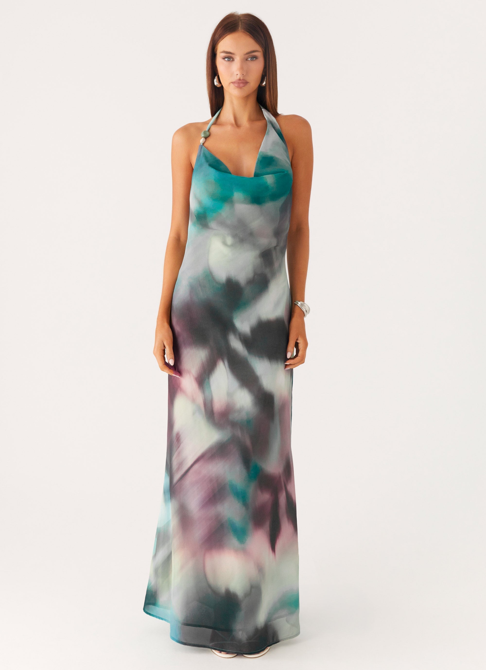 Lost At Sea Maxi Dress - Sea Splash