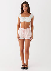 Marcella Crop Top - White