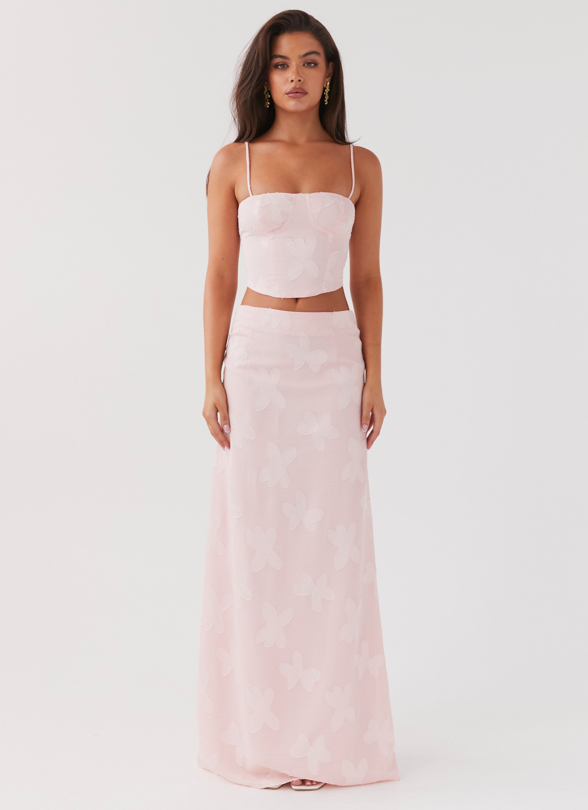 Best Love Lace Up Top - Pink Petal