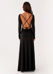 Peru Maxi Dress - Black
