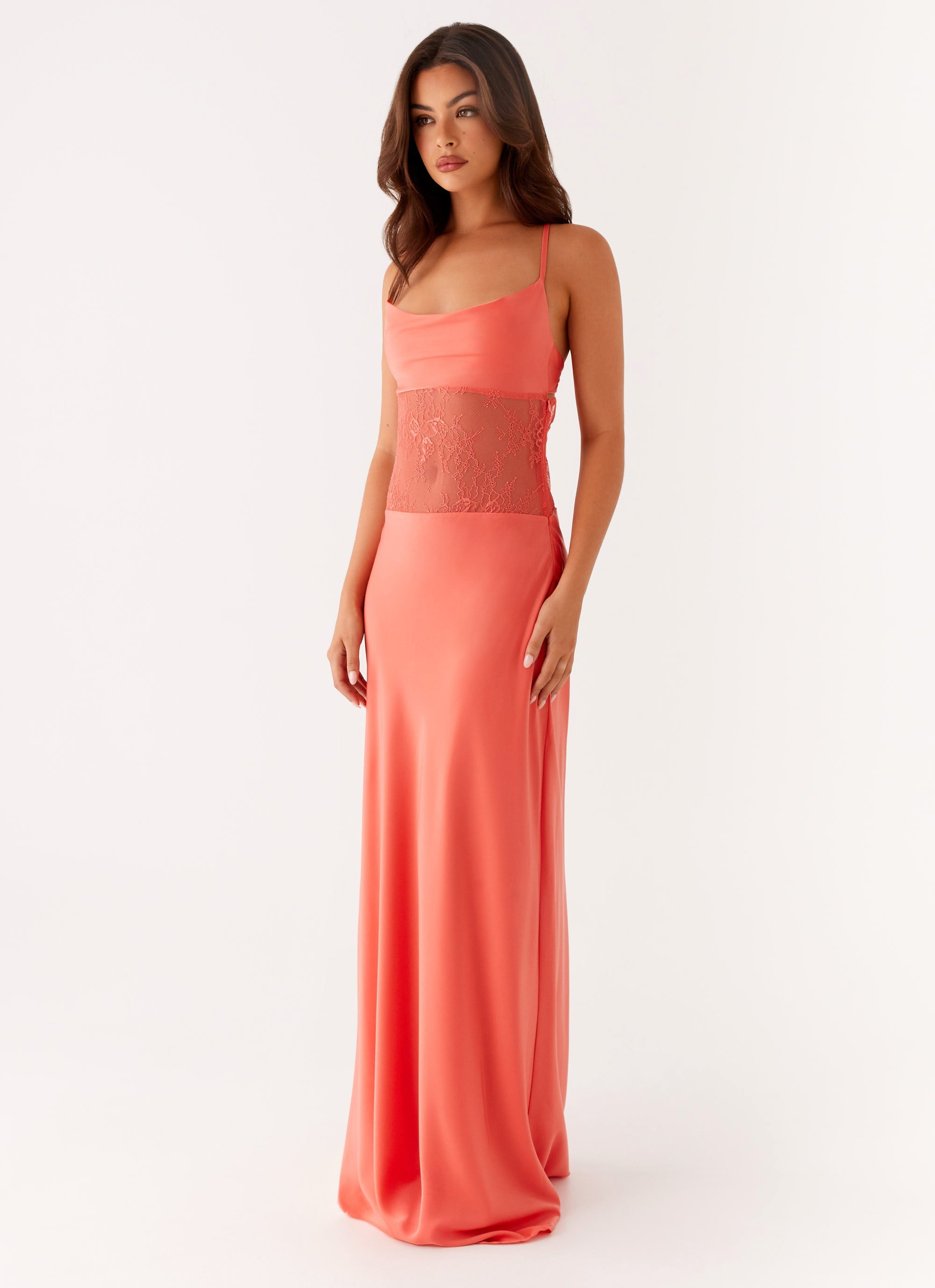 Shae Maxi Dress - Tangerine