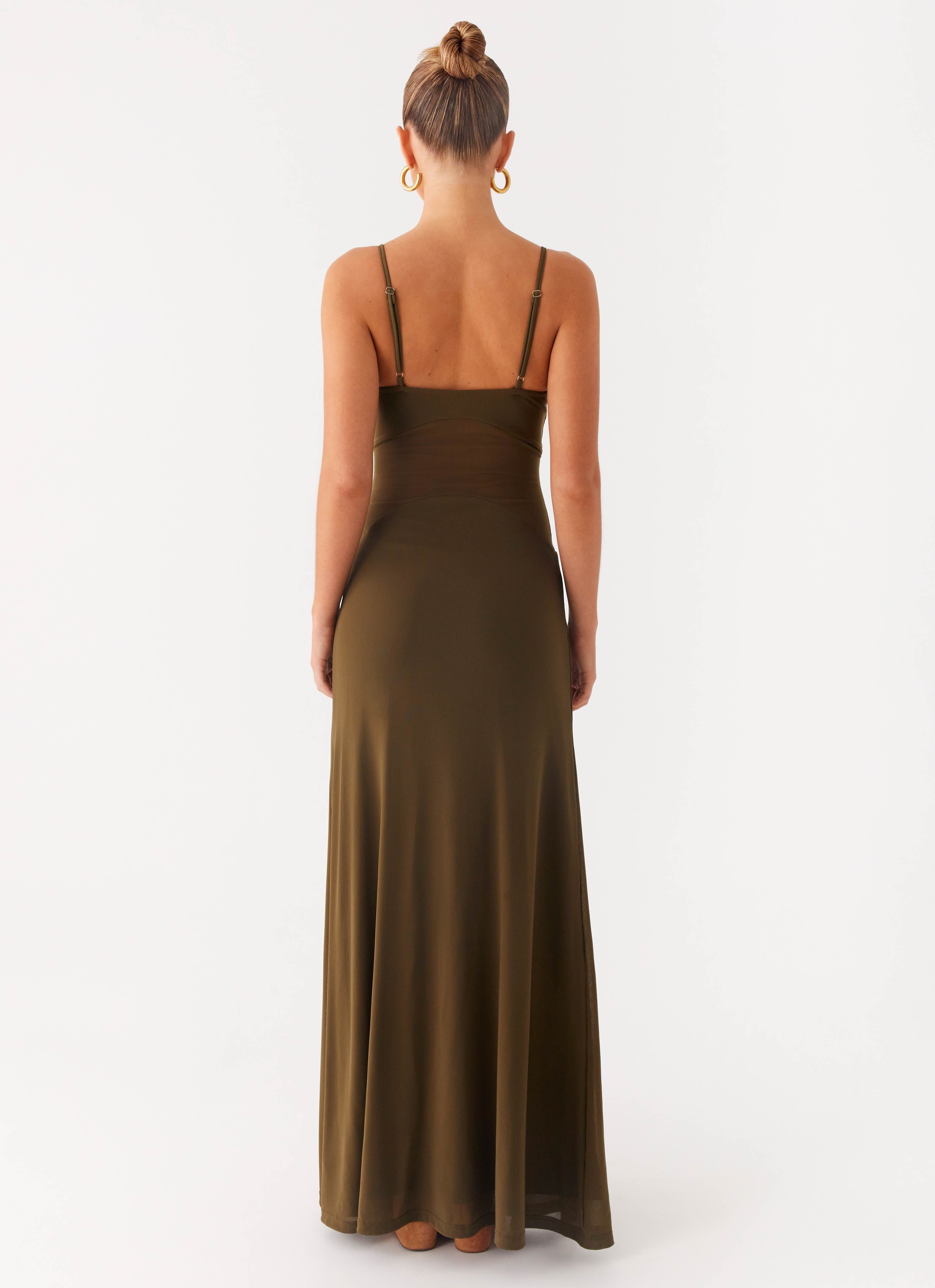 Starfall Maxi Dress - Khaki
