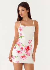 Zabrina Mini Dress - Ivory Reef