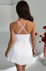 Clarise Mini Dress - Ivory Dress Babyboo Fashion Premium Exclusive Design