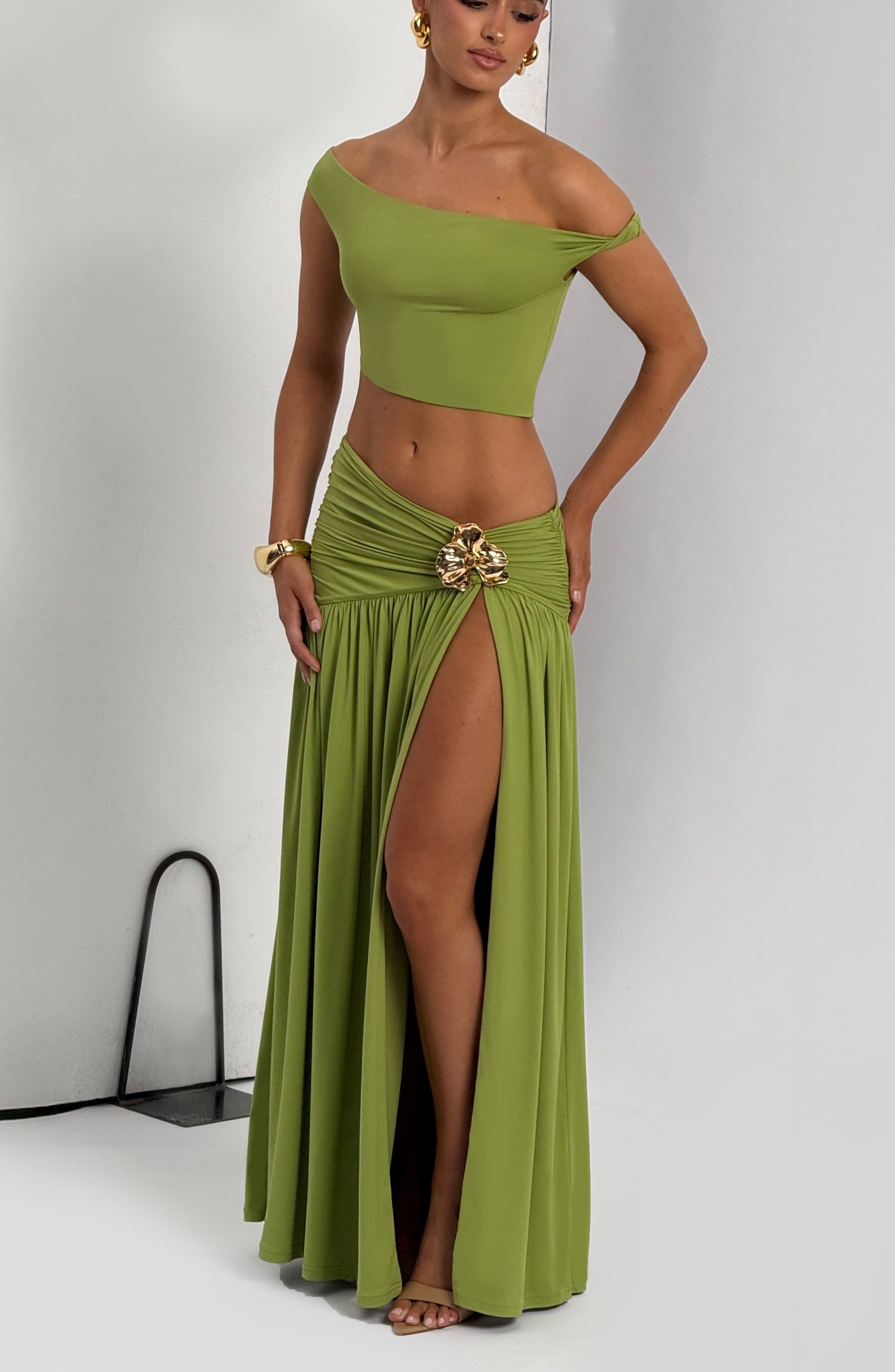 Eva Top - Olive Top Babyboo Fashion Premium Exclusive Design