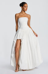 Jillian Maxi Dress - Ivory Dress Babyboo Fashion Premium Exclusive Design