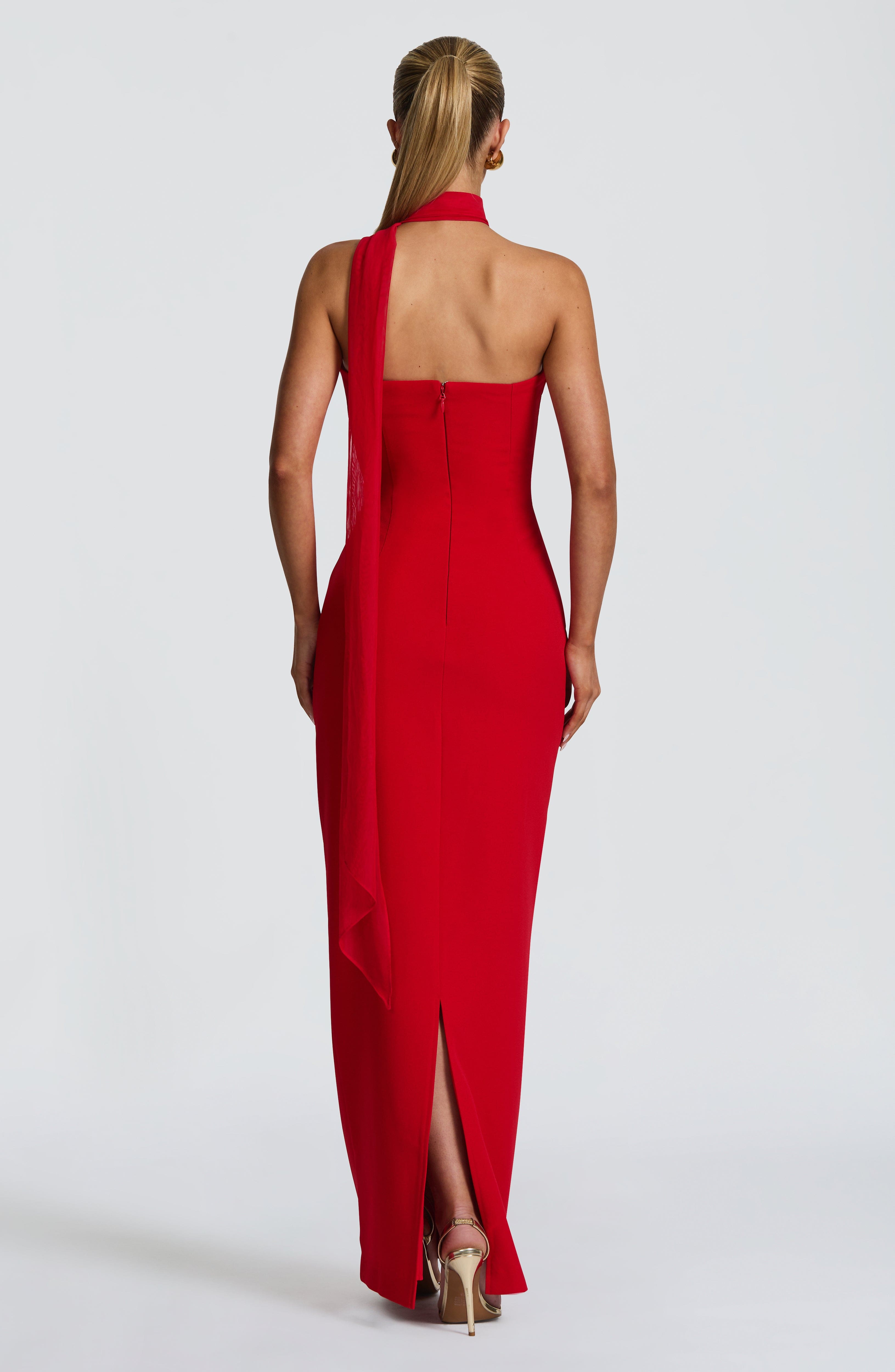 Lindsey Maxi Dress - Red Dress Babyboo Fashion Premium Exclusive Design