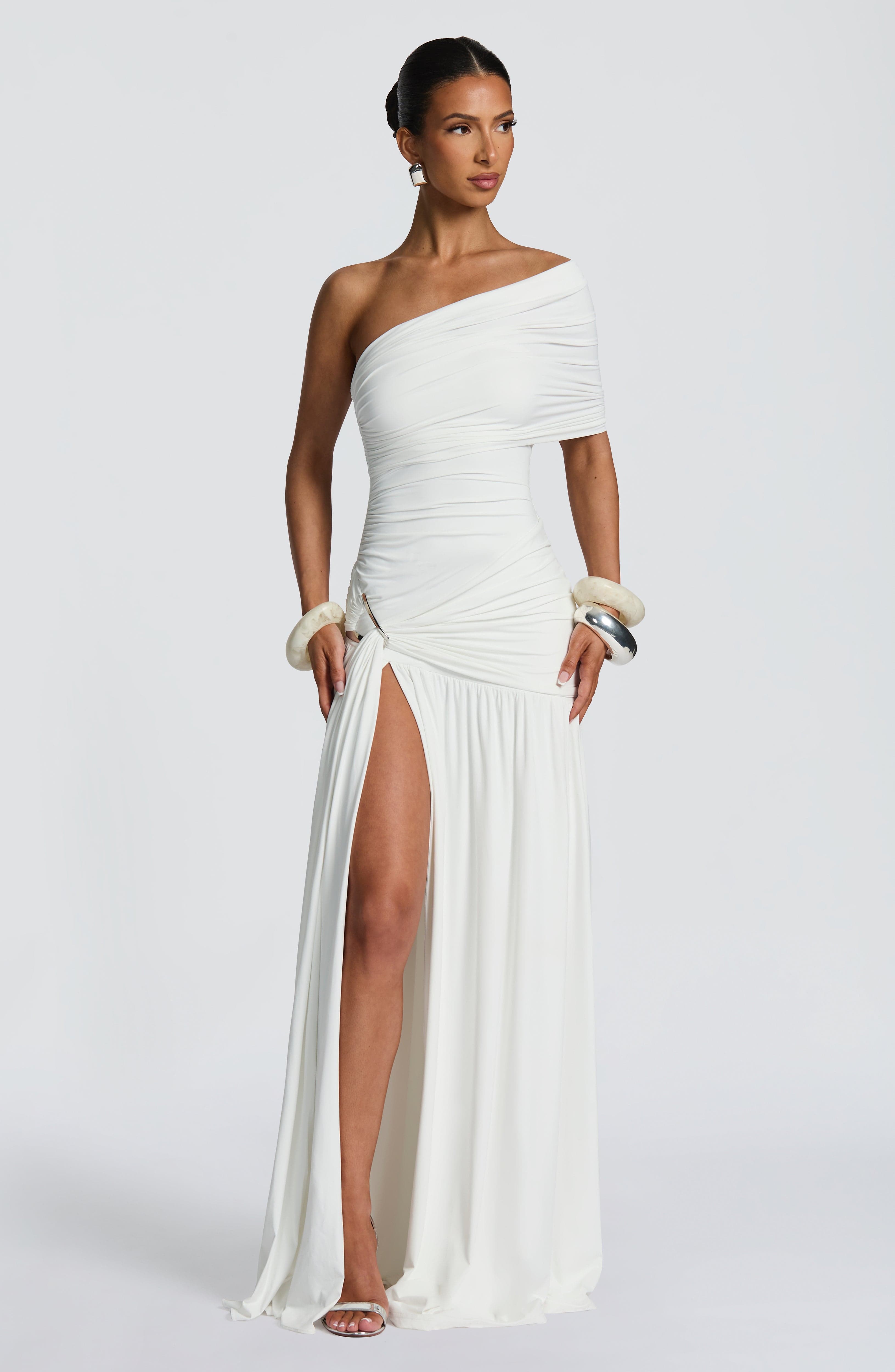 Monica Maxi Dress - White Dress Babyboo Fashion Premium Exclusive Design
