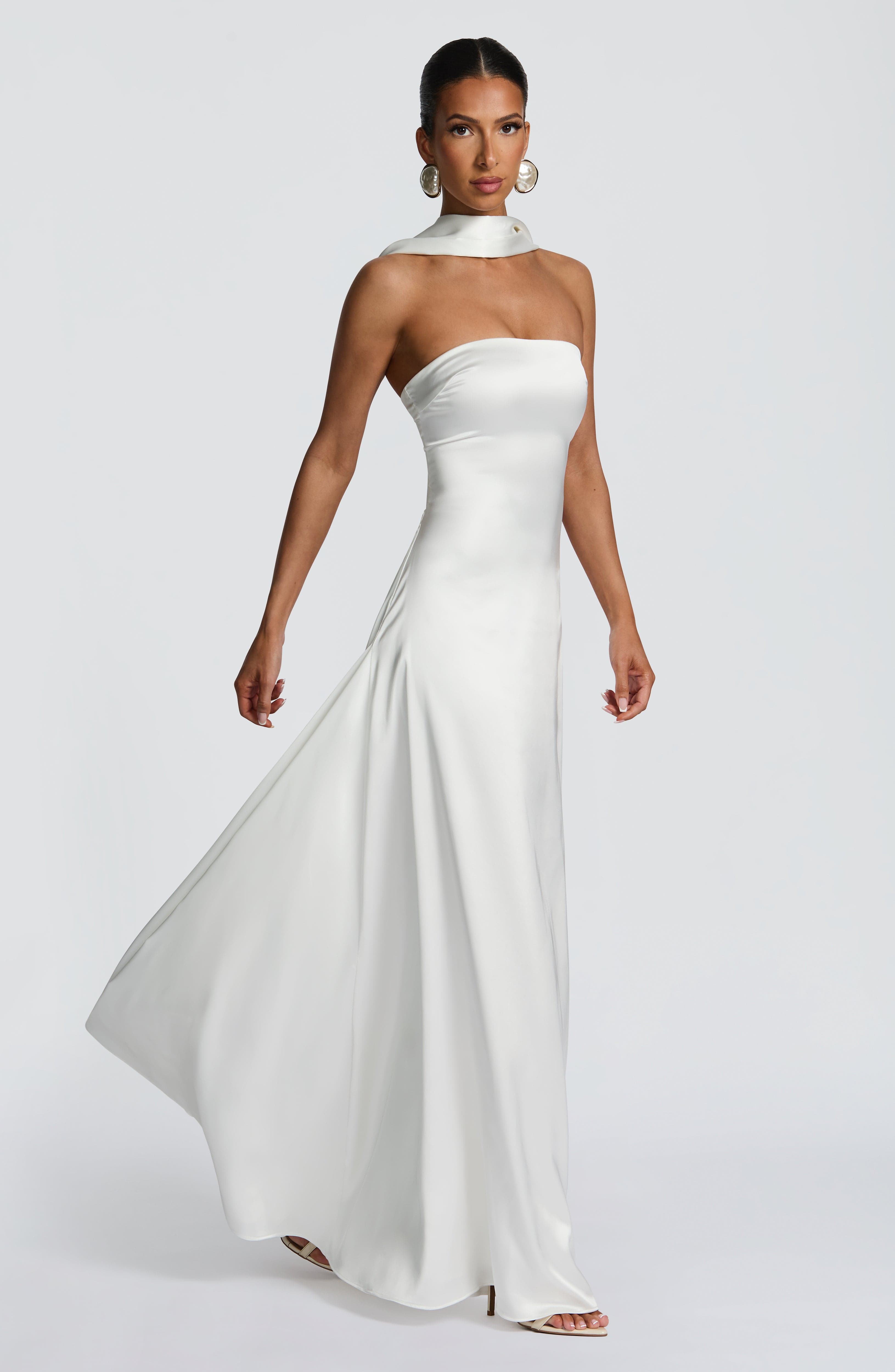 Morven Maxi Dress - Ivory Dress Babyboo Fashion Premium Exclusive Design