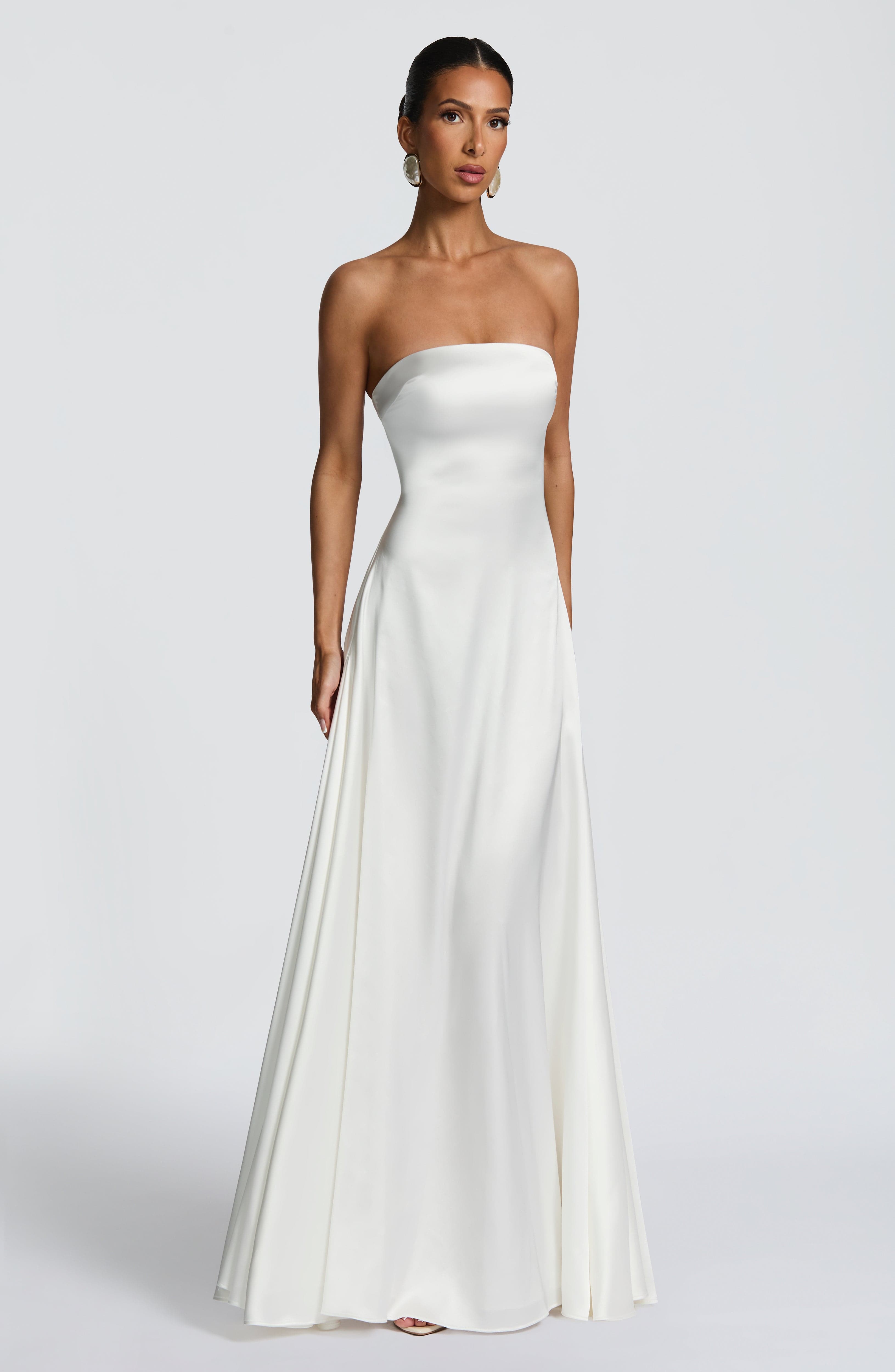 Morven Maxi Dress - Ivory Dress Babyboo Fashion Premium Exclusive Design