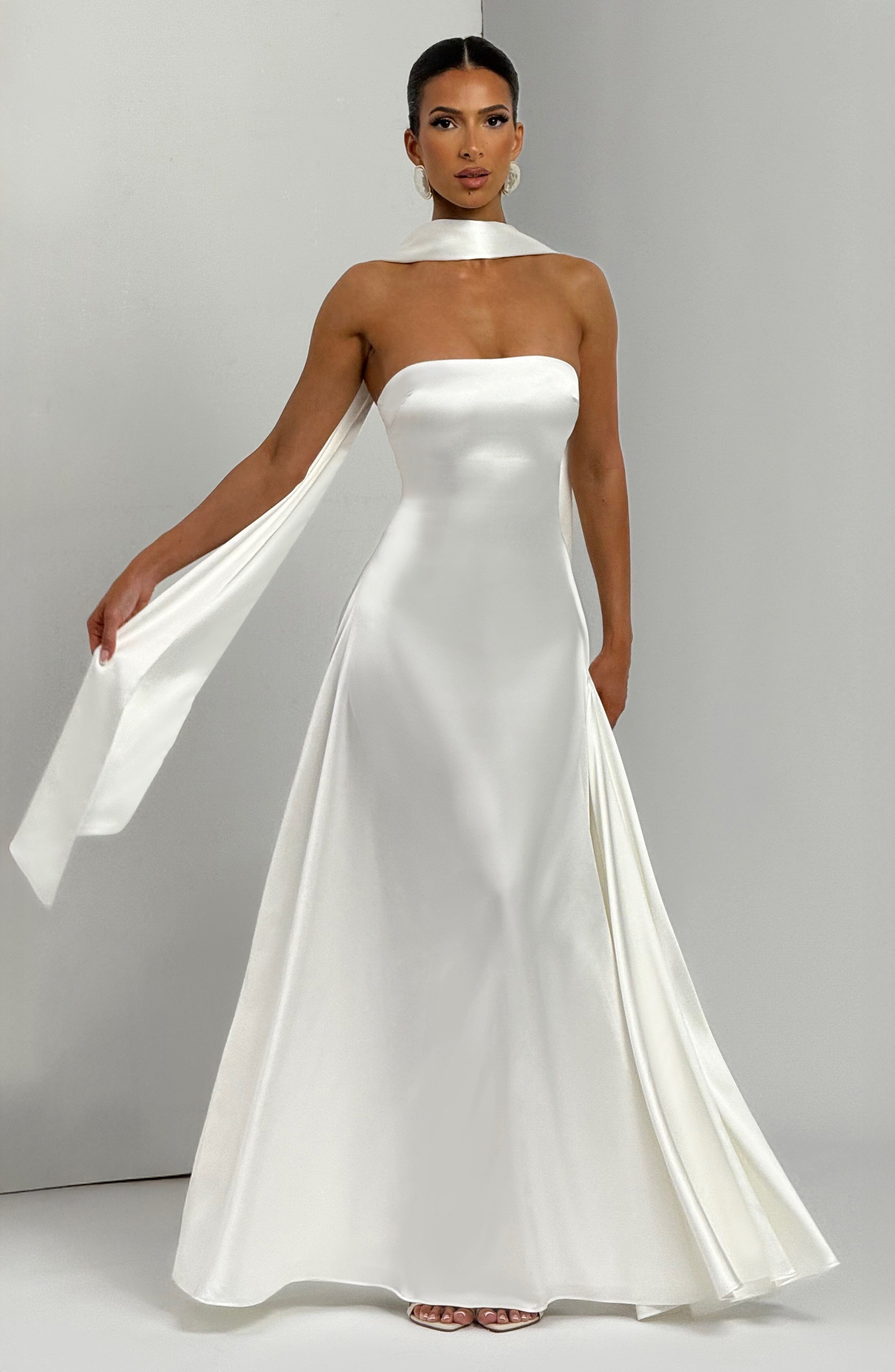 Morven Maxi Dress - Ivory Dress Babyboo Fashion Premium Exclusive Design