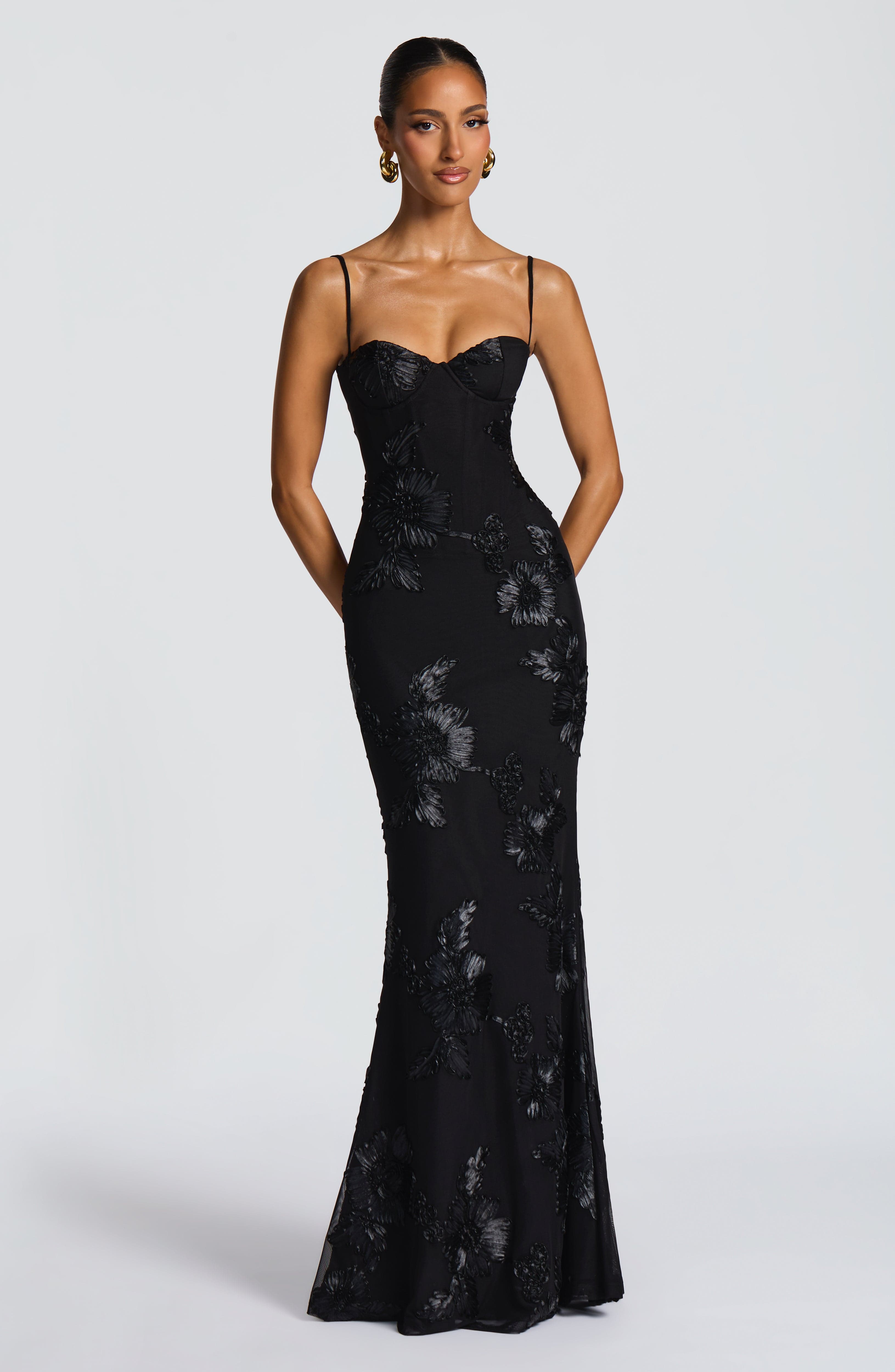 Nefertiti Maxi Dress - Black Dress Babyboo Fashion Premium Exclusive Design