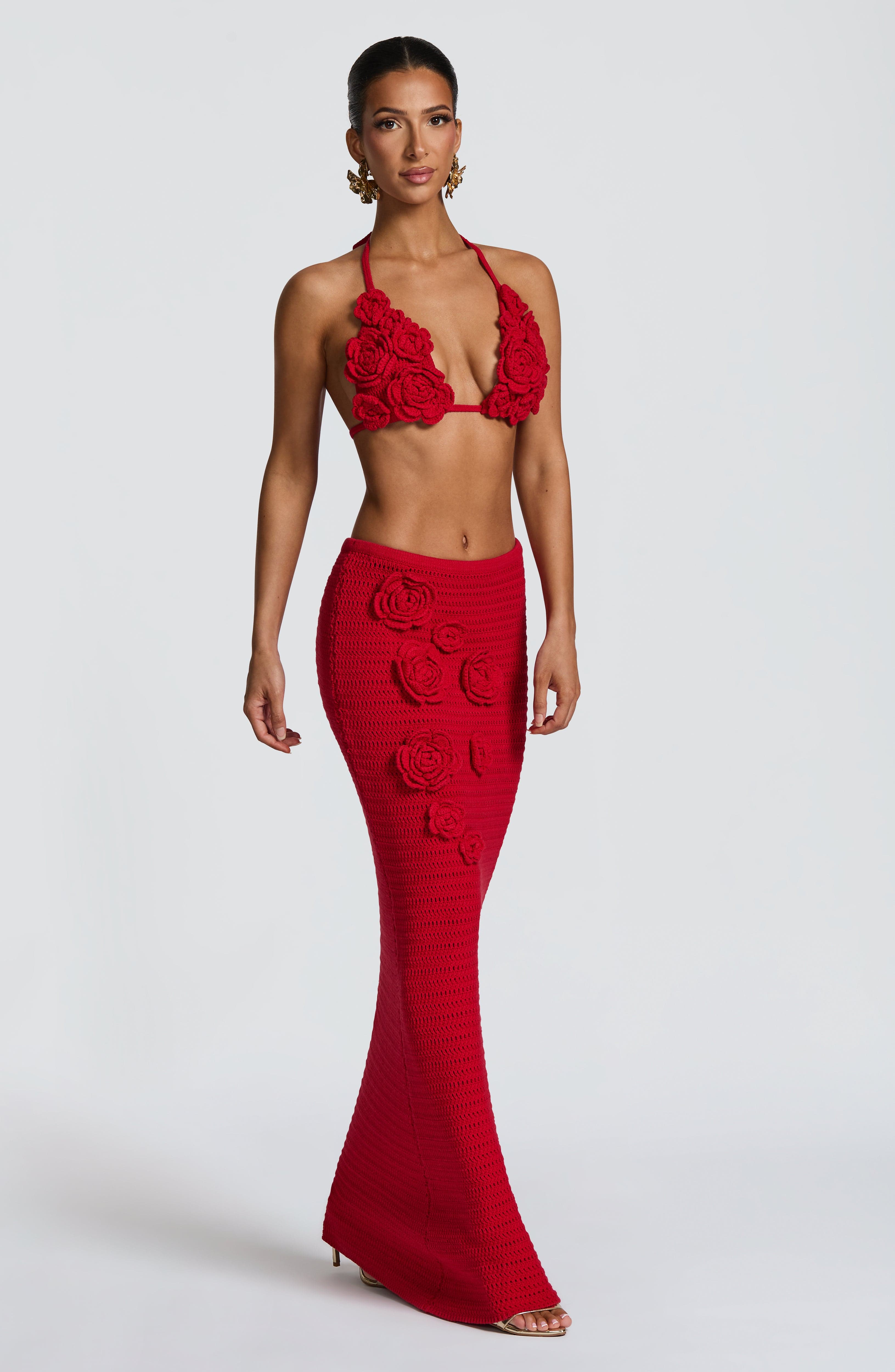 Nerida Top - Red Tops Babyboo Fashion Premium Exclusive Design