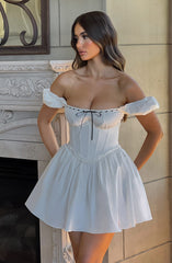 Penelope Mini Dress - Black/White Dress Babyboo Fashion Premium Exclusive Design