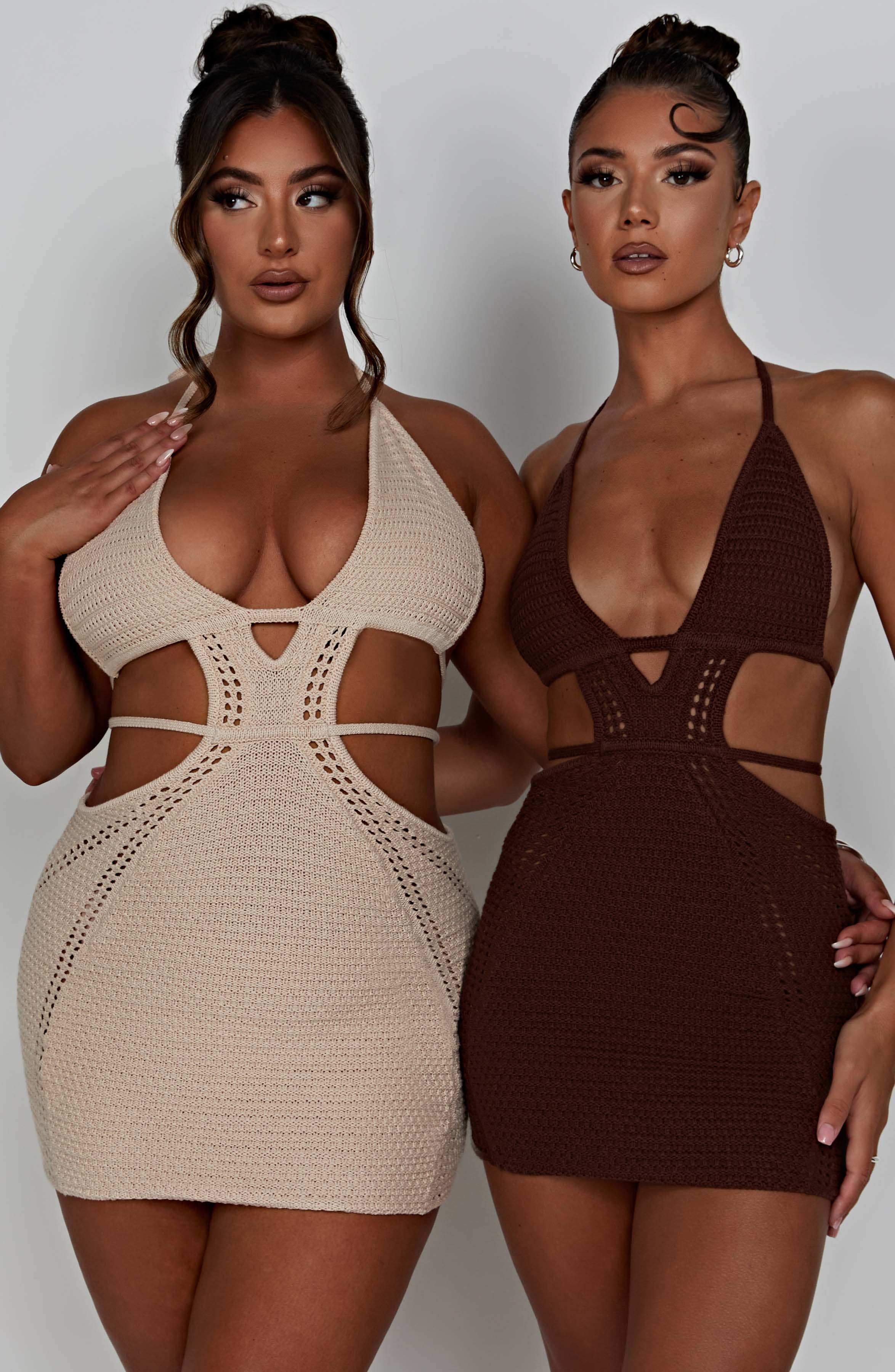 Selena Mini Dress - Cream Babyboo Fashion Premium Exclusive Design