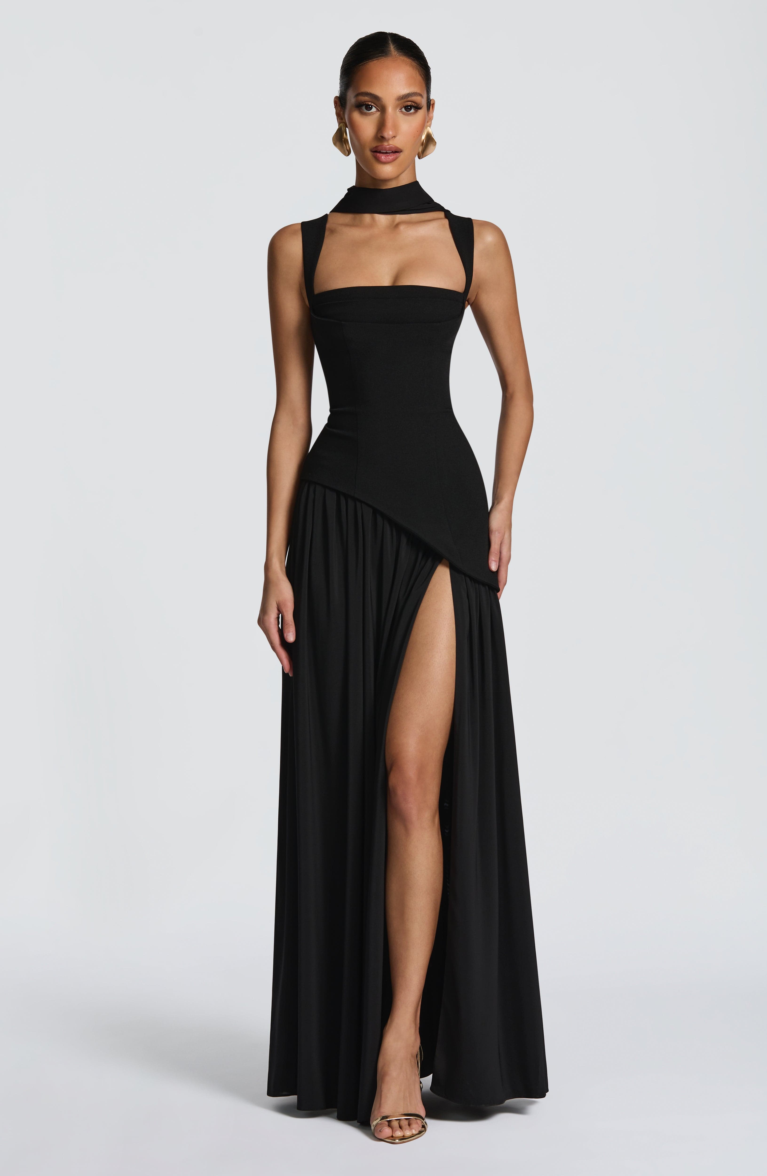 Tullulah Maxi Dress - Black Dress Babyboo Fashion Premium Exclusive Design